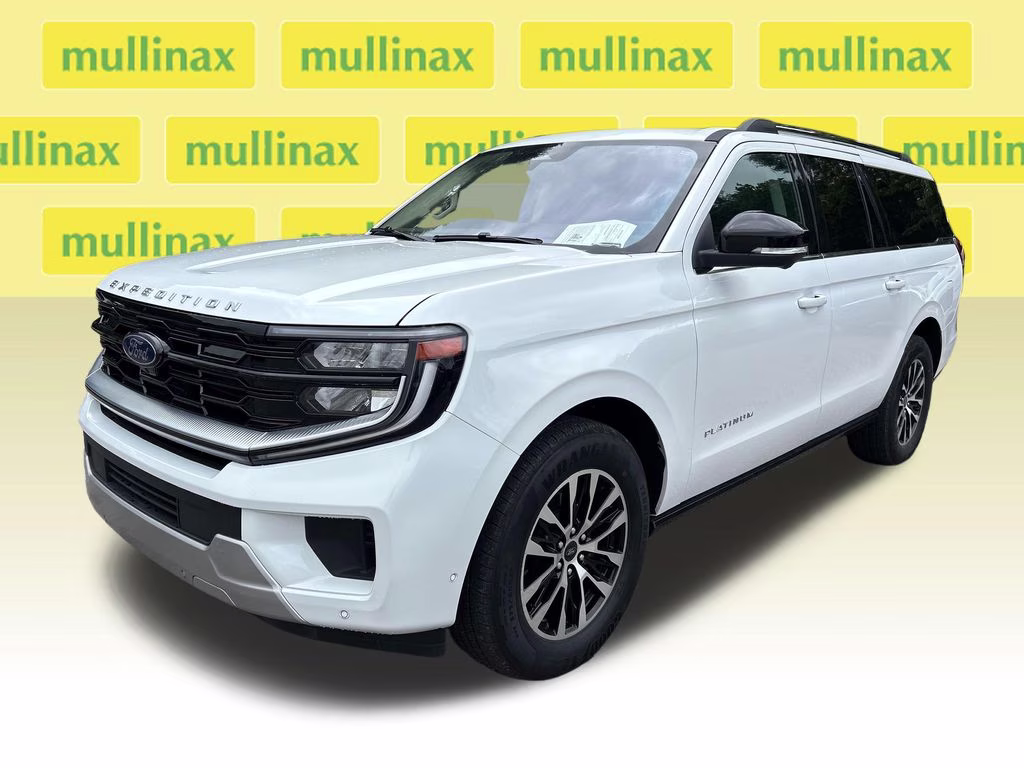2025 Oxford White Ford Expedition Max Platinum 4X4 SUV