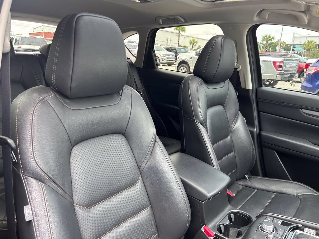 2023 Crystal Blue Mazda CX-5 2.5 S Preferred Package AWD SUV