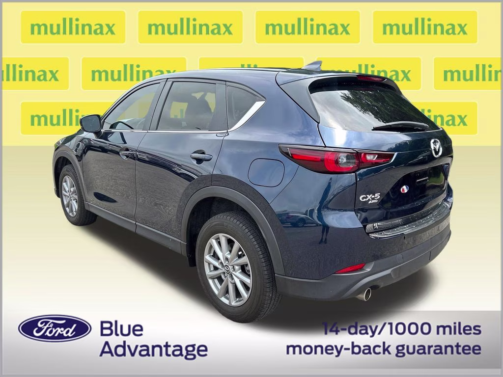2023 Crystal Blue Mazda CX-5 2.5 S Preferred Package AWD SUV