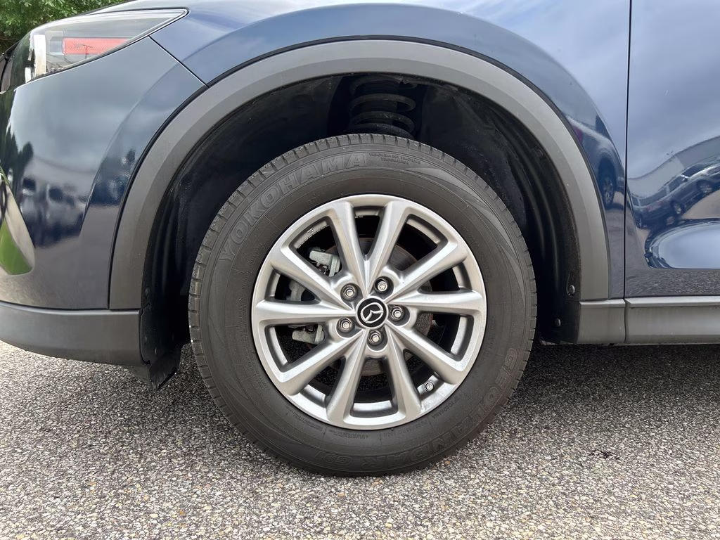 2023 Crystal Blue Mazda CX-5 2.5 S Preferred Package AWD SUV