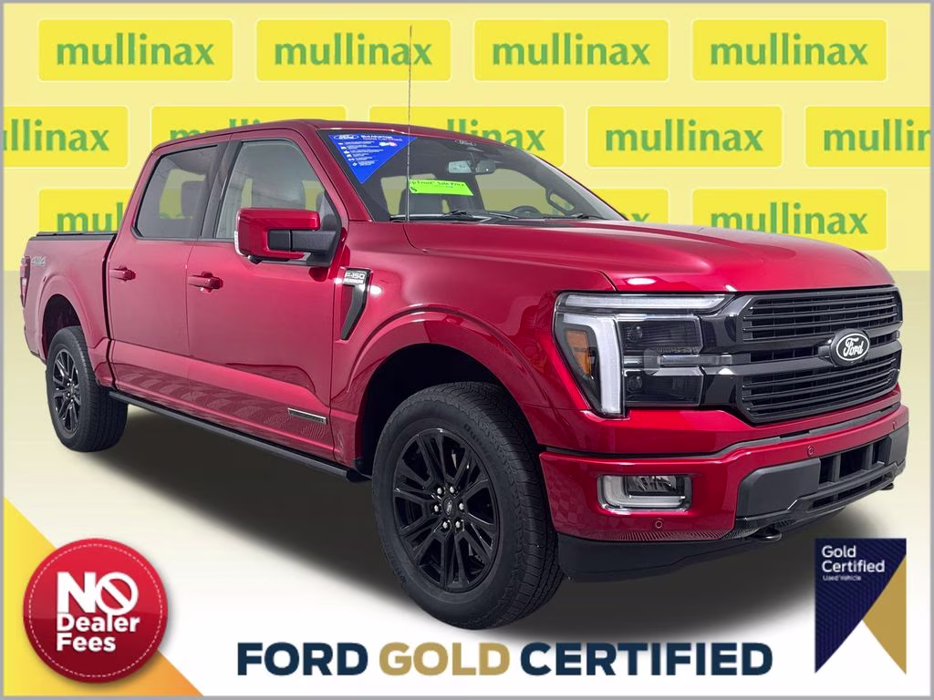 2025 Red Metallic Ford F-150 Platinum 4X4 Truck