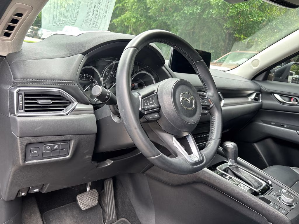 2023 Crystal Blue Mazda CX-5 2.5 S Preferred Package AWD SUV