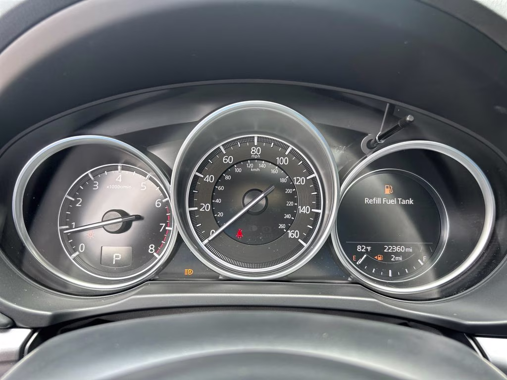 2023 Crystal Blue Mazda CX-5 2.5 S Preferred Package AWD SUV