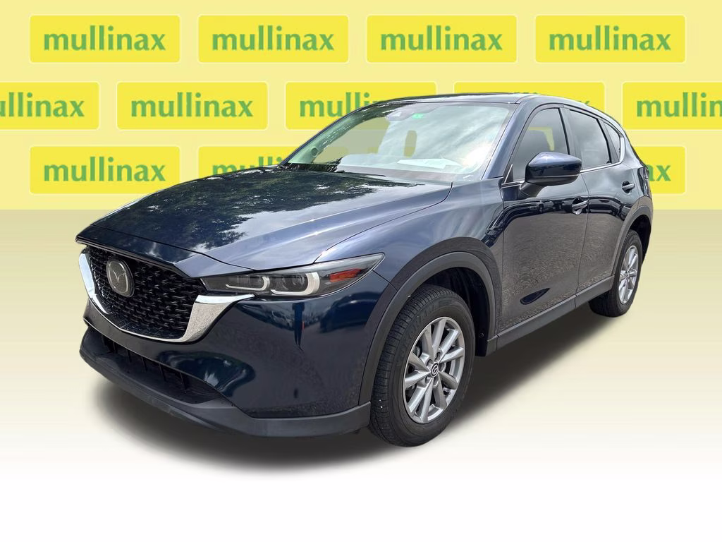 2023 Crystal Blue Mazda CX-5 2.5 S Preferred Package AWD SUV