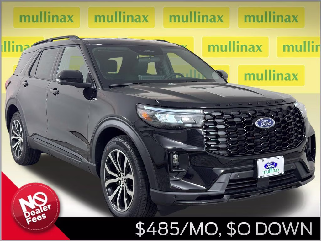 2026 Agate Black Metallic Ford Explorer ST-Line RWD SUV