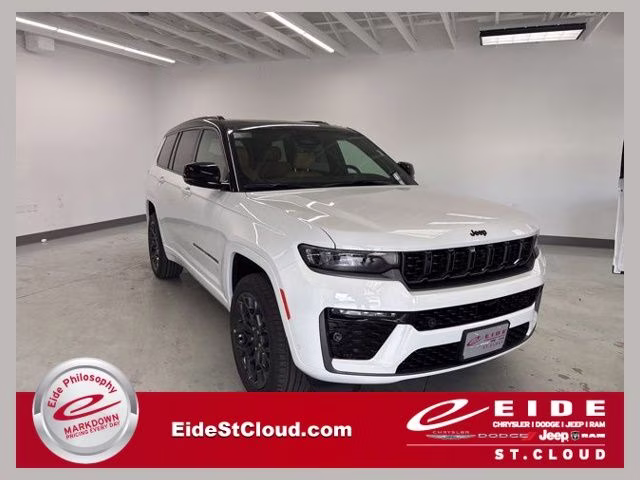 2026 Bright White Clearcoat Jeep Grand Cherokee L Summit 4X4 SUV