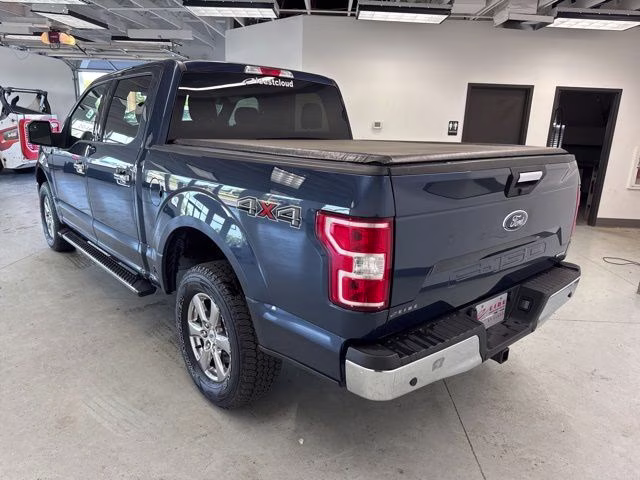 2018 Blue Jeans Metallic Ford F-150 XLT 4X4 Truck