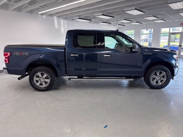 2018 Blue Jeans Metallic Ford F-150 XLT 4X4 Truck