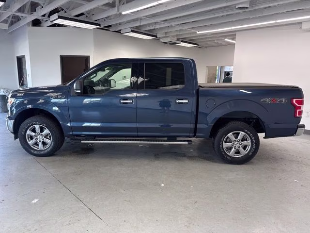 2018 Blue Jeans Metallic Ford F-150 XLT 4X4 Truck
