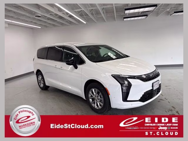 2027 Bright White Clearcoat Chrysler Pacifica Select AWD AWD Van