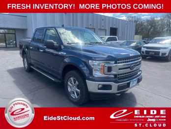 2018 Blue Jeans Metallic Ford F-150 XLT 4X4 Truck