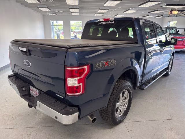 2018 Blue Jeans Metallic Ford F-150 XLT 4X4 Truck