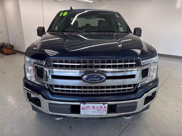 2018 Blue Jeans Metallic Ford F-150 XLT 4X4 Truck