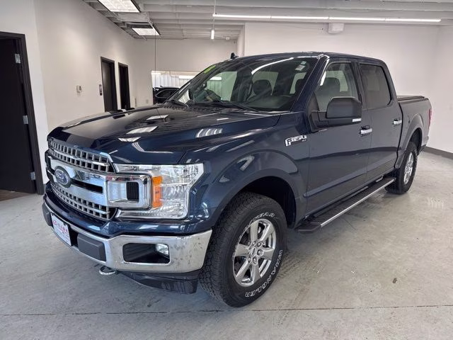 2018 Blue Jeans Metallic Ford F-150 XLT 4X4 Truck