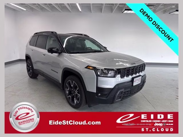 2026 Silver Zynith Clearcoat Jeep Cherokee Overland 4X4 SUV