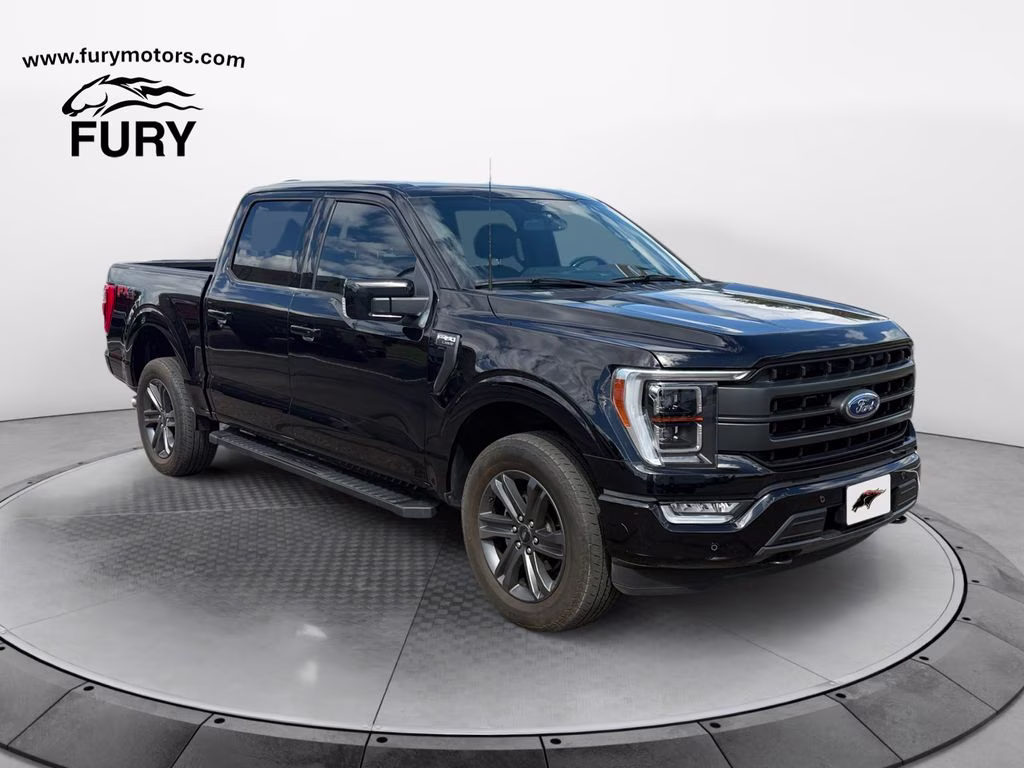 2023 Black Ford F-150 Lariat FX4 w/Twin Panel Roof & Co-Pilot 360 4X4 Truck