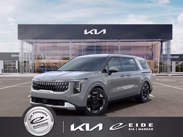 2026 Ceramic Silver Kia Carnival EX FWD Van