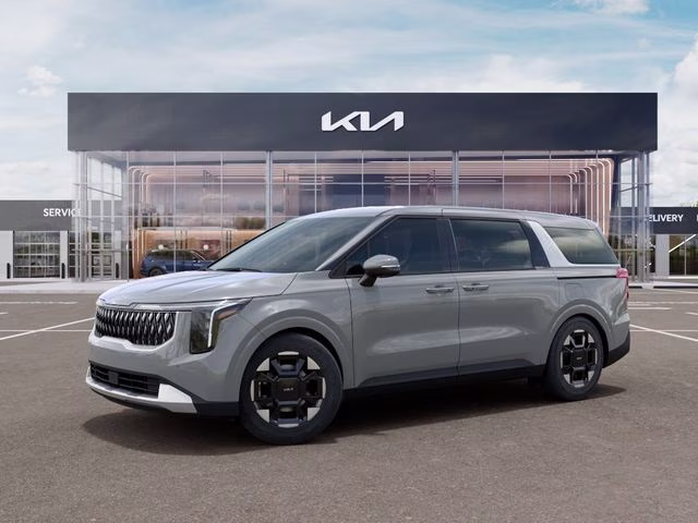 2026 Ceramic Silver Kia Carnival EX FWD Van