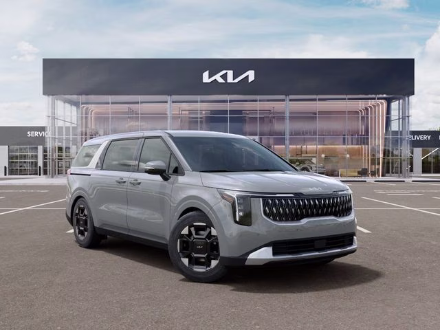 2026 Ceramic Silver Kia Carnival EX FWD Van