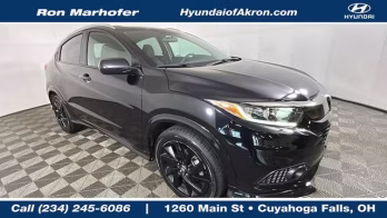 2022 Crystal Black Pearl Honda HR-V Sport AWD SUV