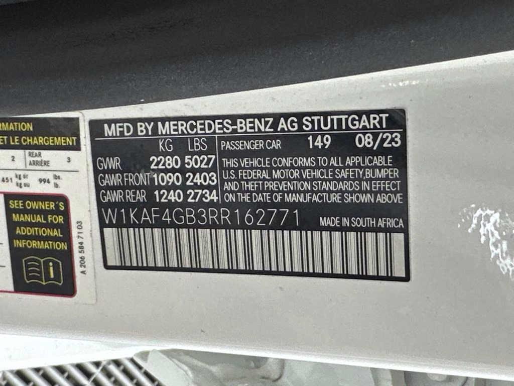 2024 Polar White Mercedes-Benz C-Class C 300 RWD Sedan