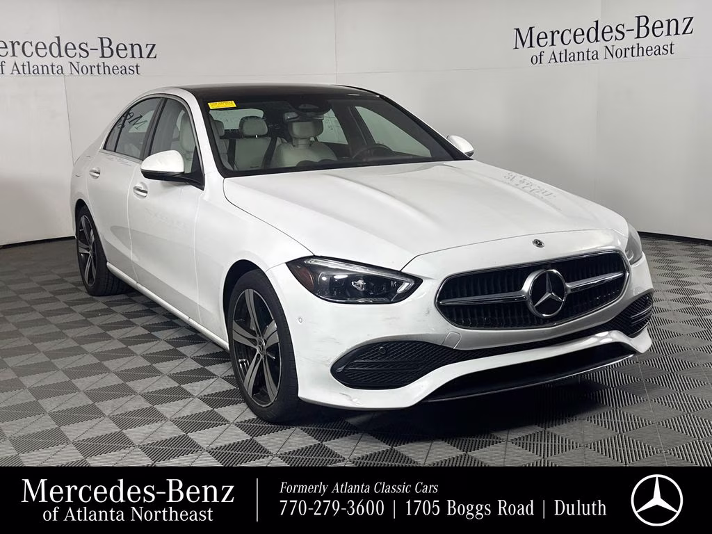 2024 Polar White Mercedes-Benz C-Class C 300 RWD Sedan