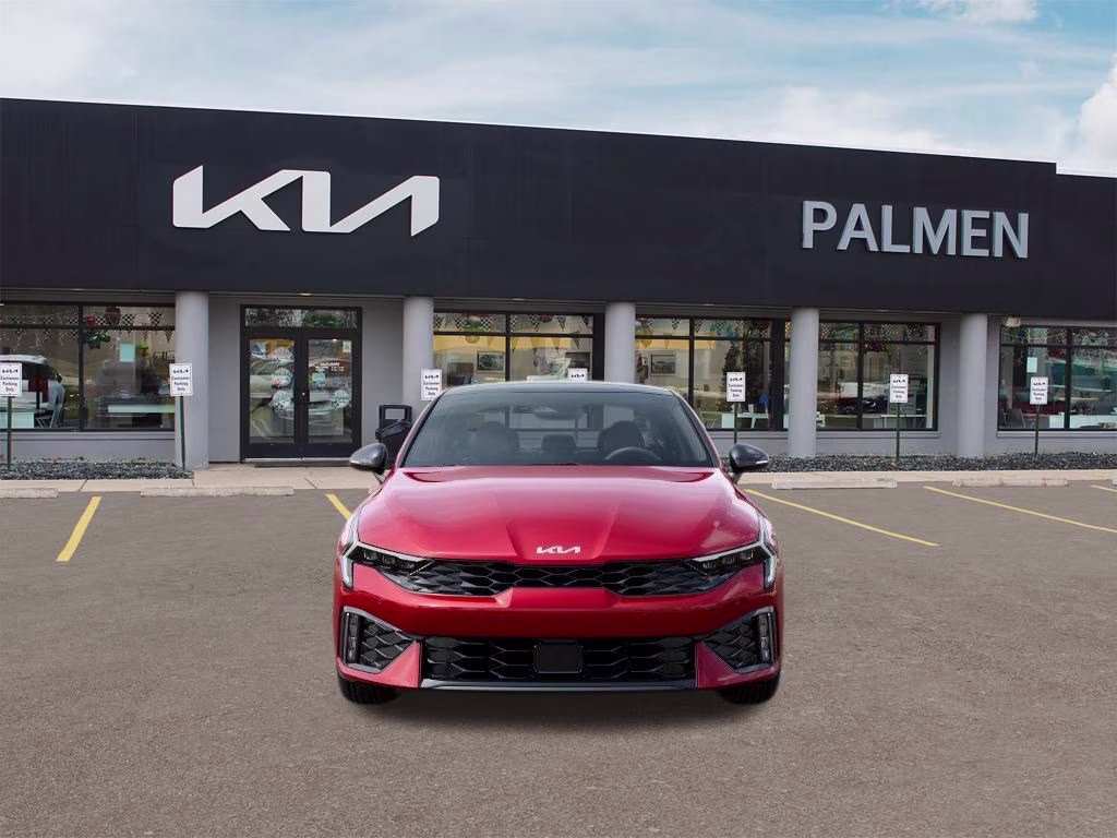 2026 Runway Red Kia K5 GT-Line AWD Sedan