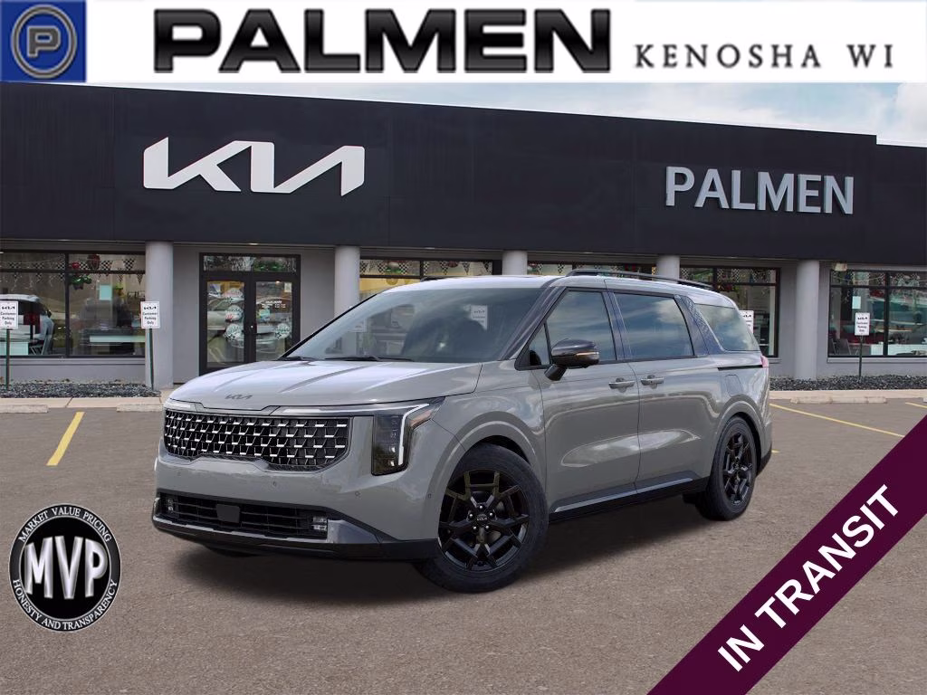 2026 Ceramic Silver Kia Carnival Hybrid SX Prestige FWD Van
