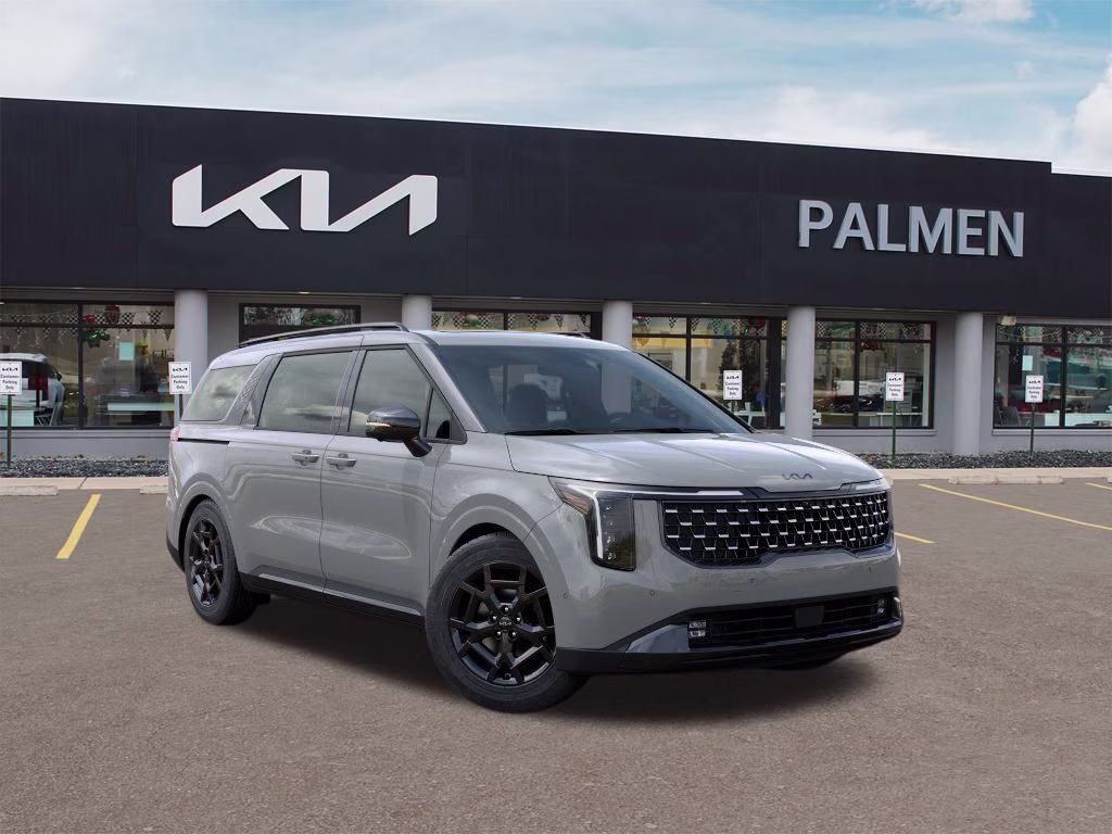 2026 Ceramic Silver Kia Carnival Hybrid SX Prestige FWD Van