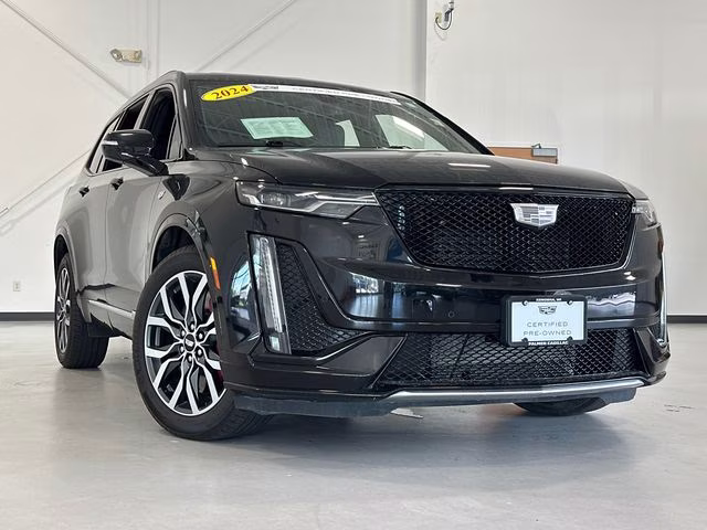 2024 Stellar Black Metallic Cadillac XT6 Sport AWD SUV