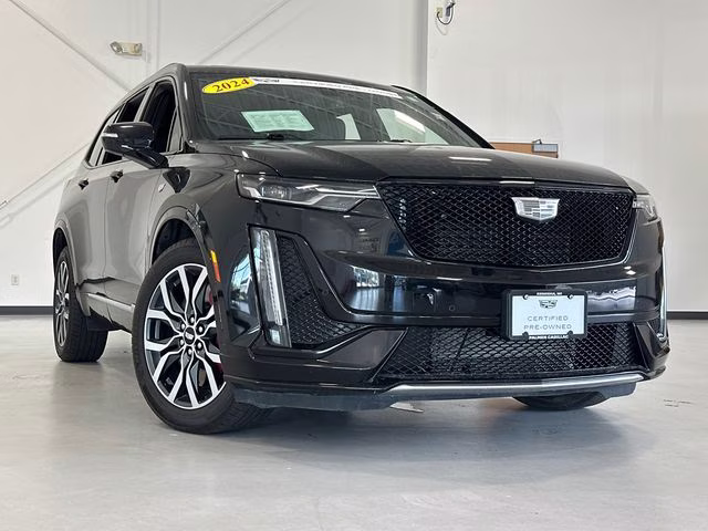2024 Stellar Black Metallic Cadillac XT6 Sport AWD SUV