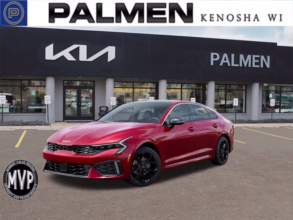 2026 Runway Red Kia K5 GT-Line AWD Sedan