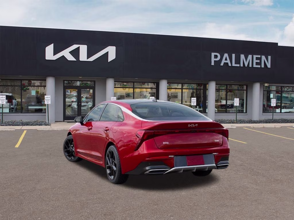 2026 Runway Red Kia K5 GT-Line AWD Sedan
