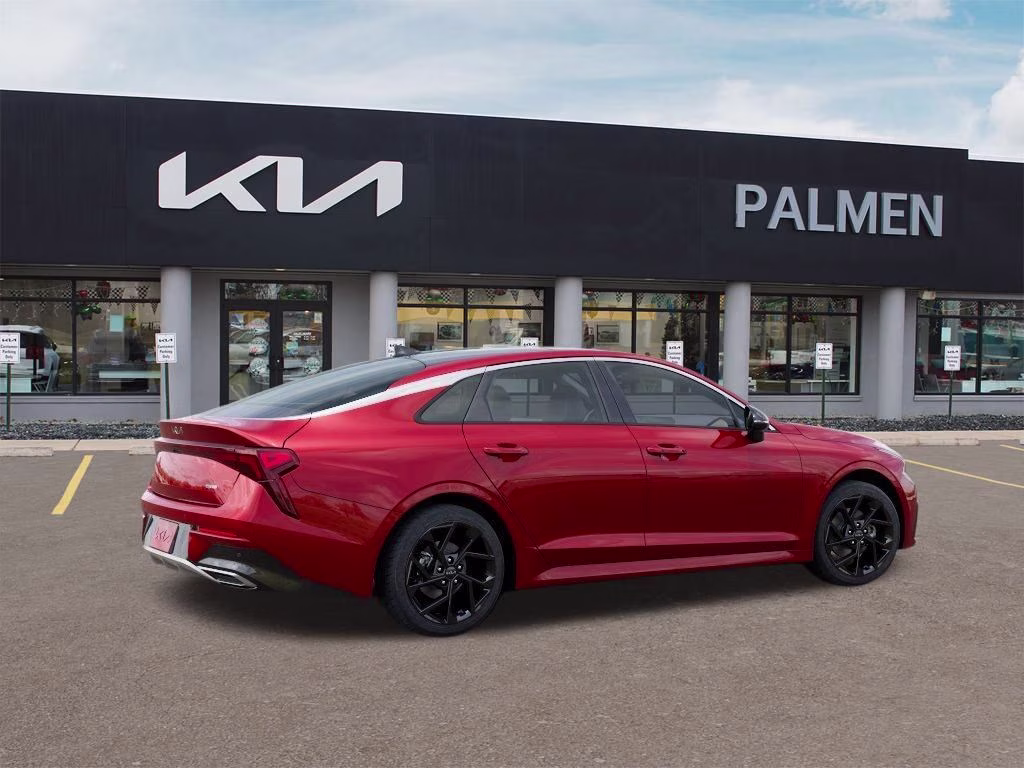 2026 Runway Red Kia K5 GT-Line AWD Sedan