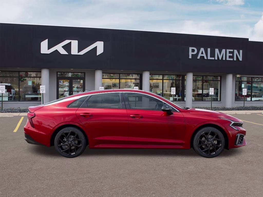 2026 Runway Red Kia K5 GT-Line AWD Sedan