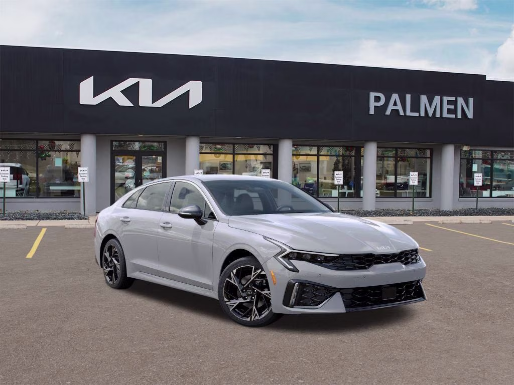 2026 Wolf Gray Kia K5 GT-Line AWD Sedan