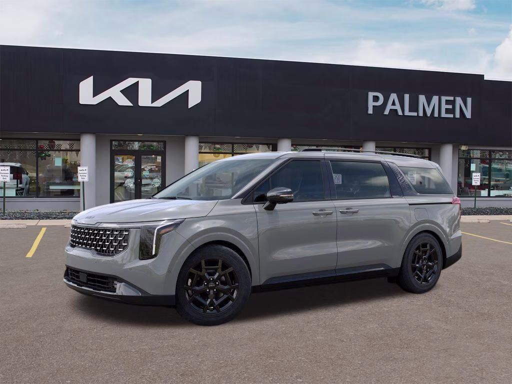 2026 Ceramic Silver Kia Carnival Hybrid SX Prestige FWD Van