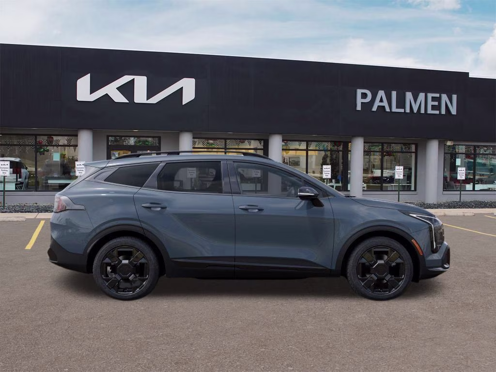 2026 Blue Kia Sportage Hybrid X-Line AWD SUV