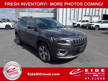 2019 Granite Crystal Metallic Clearcoat Jeep Cherokee Limited 4X4 SUV