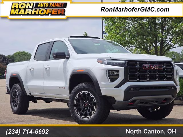 2026 Summit White GMC Canyon AT4 4X4 Truck