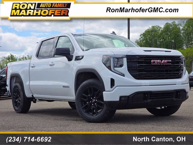 2026 Summit White GMC Sierra 1500 Elevation 4X4 Truck