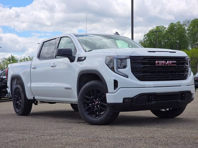 2026 Summit White GMC Sierra 1500 Elevation 4X4 Truck