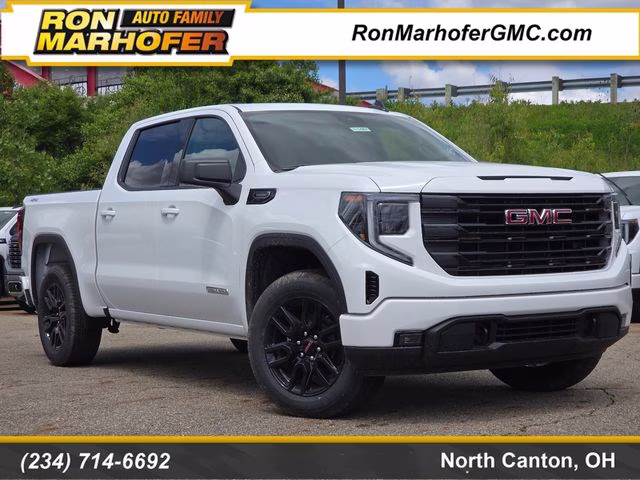 2026 Summit White GMC Sierra 1500 Elevation 4X4 Truck