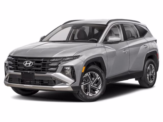 2026 Shimmering Silver Hyundai Tucson Hybrid Blue AWD SUV