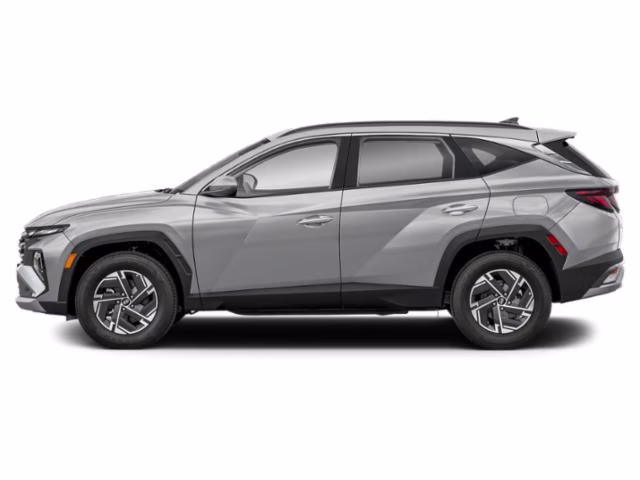 2026 Shimmering Silver Hyundai Tucson Hybrid Blue AWD SUV
