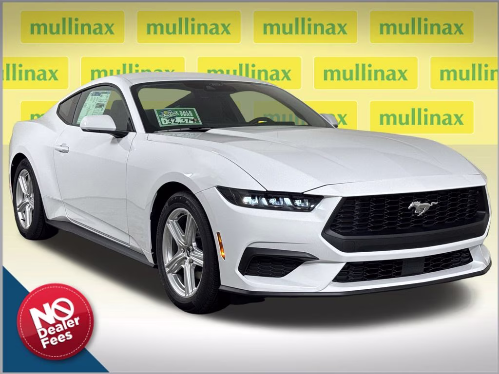 2026 Oxford White Ford Mustang EcoBoost RWD Coupe