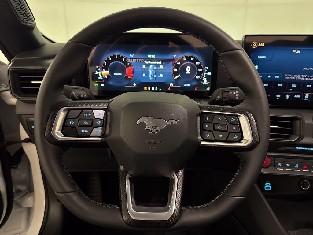 2026 Oxford White Ford Mustang EcoBoost RWD Coupe