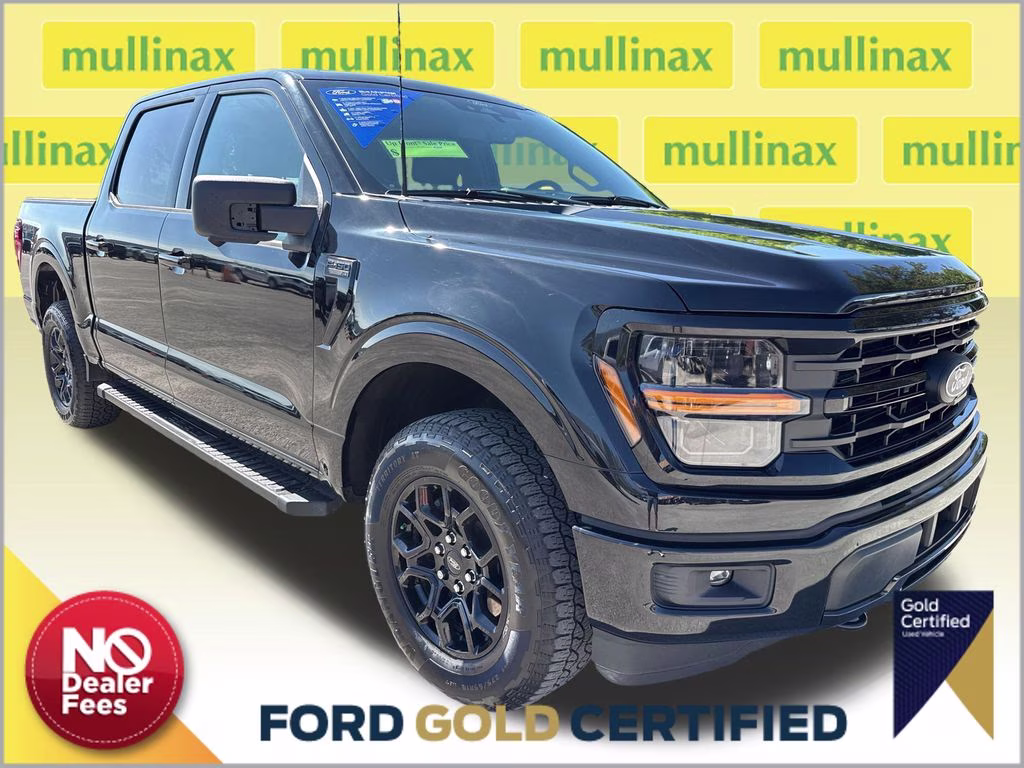 2024 Agate Black Metallic Ford F-150 XLT 4X4 Truck