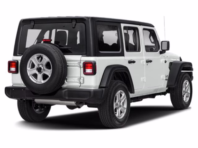 2021 Bright White Clearcoat Jeep Wrangler Unlimited Willys 4X4 SUV
