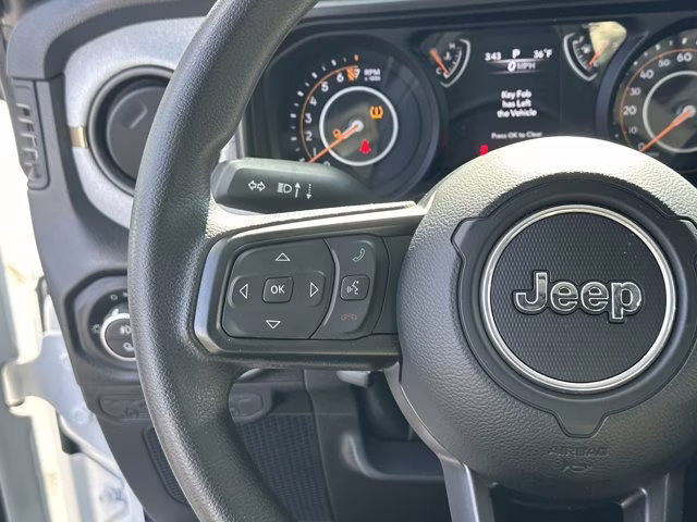 2025 Bright White Clearcoat Jeep Gladiator Nighthawk 4X4 Truck